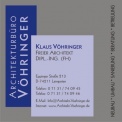 Klaus V�hringer, Architekt aus Leingarten bei Heilbronn
