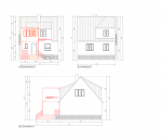 Anbau an ein Einfamilienhaus über 2 Etagen mit einer Grundfläche von 15 m² LPH1 - LPH4