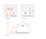 Anbau an ein Einfamilienhaus ber 2 Etagen mit einer Grundflche von 15 m LPH1 - LPH4